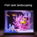 Fish Tank Aquascape Simulation Coral Water Plant Resin Fake Coral Aquarium Decorations Marine Hard Dead Coral Ornaments Undersea.