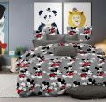 King Size Double  Cotton Bedsheets for Kids Room  Cartoon Printed Bedsheets. 