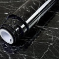 Marble and Foil Self-Adhesive PVC Sheet for Kitchen Waterproof, Anti-Oil, Heat Resistant, Glossy Sticker - Available in 60x200 cm, 60x100 cm, 30x100 cm. 