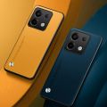 Luxury PU Leather Case for Xiaomi Redmi Note 13 Pro 5G Silicone Protection Phone Case Shell for Redmi Note 13Pro POCO X6 Cover.