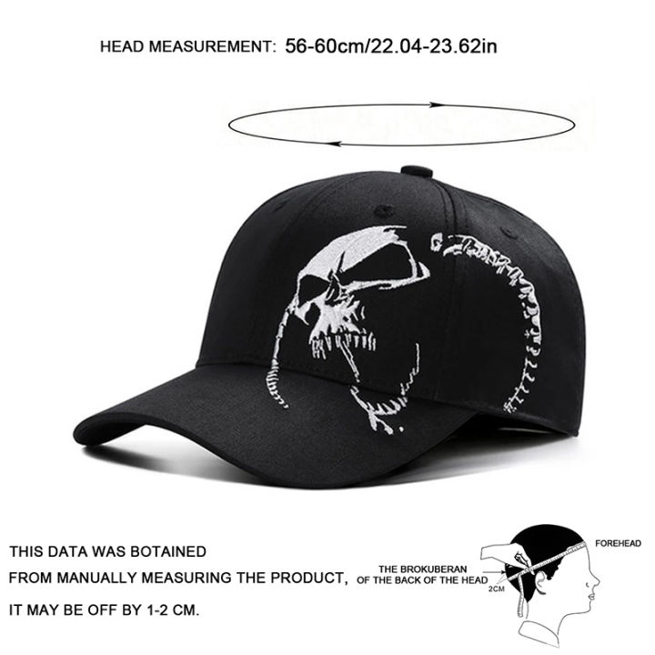 Unisex%20Side%20Skull%20Pattern%20Embroidery%20Baseball%20Caps%20Spring%20and%20Autumn%20Outdoor%20Adjustable%20Casual%20Hats%20Sunscreen%20Hat%20-%20Image%202