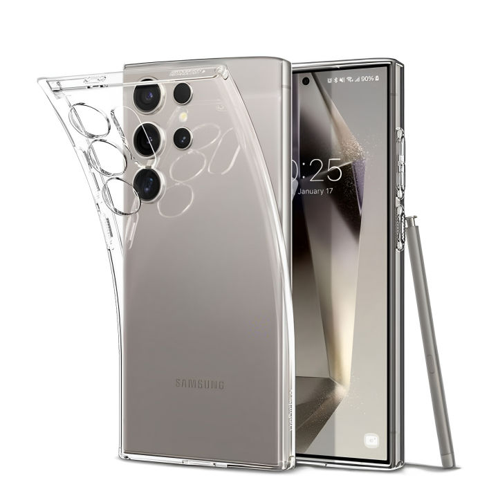 Crystal Clear Ultra-Thin Case for Samsung Galaxy S24 Ultra Premium Soft TPU Mobile Back Cover