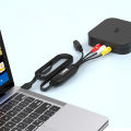1080P USB Driver-Free Video Capture Card AV/RCA/S-Video Signal Capture Multi-System (Win/Mac/Android) Compatible.