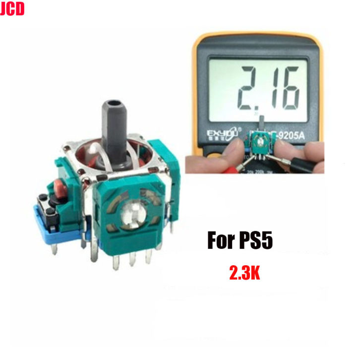 JCD%201pcs%203Pin%203D%20Rocker%203D%20Analog%20Stick%20Joystick%20Sensor%20Module%20For%20PS5%20PS4%20PS3%20Controller%20Thumbstick%20Potentiometer%20Replacement%20-%20Image%202