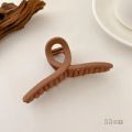 Pack of 3 Korean style large hair claw T-clip, matte no slip. 