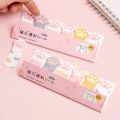 3Pcs Cat Paw Sticky Notes Kawaii Stationery Cartoon Memo Pad Bookmark Flags Index Tab Label Paper Stickers. 
