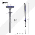 Booms Fishing Portable Aluminum Tube Hook Detacher Portable Fish Hook Out Extractor Lure Hook Separator Fishing Tackle.