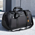 Large Capacity Carry on Travel Bag for Men Spacious Sports Gym Bag with Multiple Compartments Weekend Overnight Duffel Bag. 