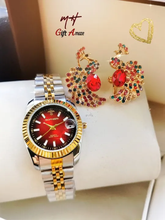 Bophieri%20Style%20Watch%20with%20Peacock%20earrings%20-%20Image%202