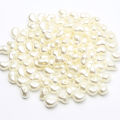 100pcs 6x9mm Irregular Beige Acrylic Charms Pearl Beads Imitation Pearls Loose Beads For Jewelry Making Diy Bracelet Necklace.