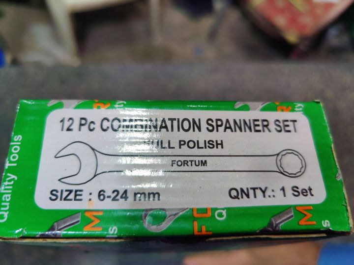 Fortum%20Combination%20Spanner%20Set%20/%20Ring%20Fix%20Set%2012pcs%206-24mm%20-%20Combination%20wrench%20set%2012%20pieces%20-%20Image%202