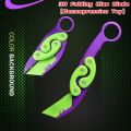 New 3D Printed Gravity Claw Knife Toy Stress Relief Butterfly Fidget Hand Gripper Sensory Toy Folding Claw Knife Radish for . 