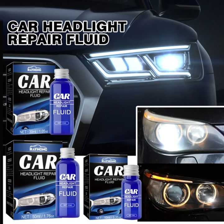 Motorcycle Auto Light Protective Tool Headlight Restoration Remove Yellow Oxidize Paste Polymer For Headlamps Repair Polish Kit