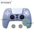 IVYUEEN Update Anti Slip Silicone Cover Skin for PlayStation 5 Dualsense PS5 DS5 Controller Case Suit for Original Charger. 