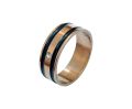 Stylish Silver, Black, Gold Titanium Ring/Chala For Men / Boys. 