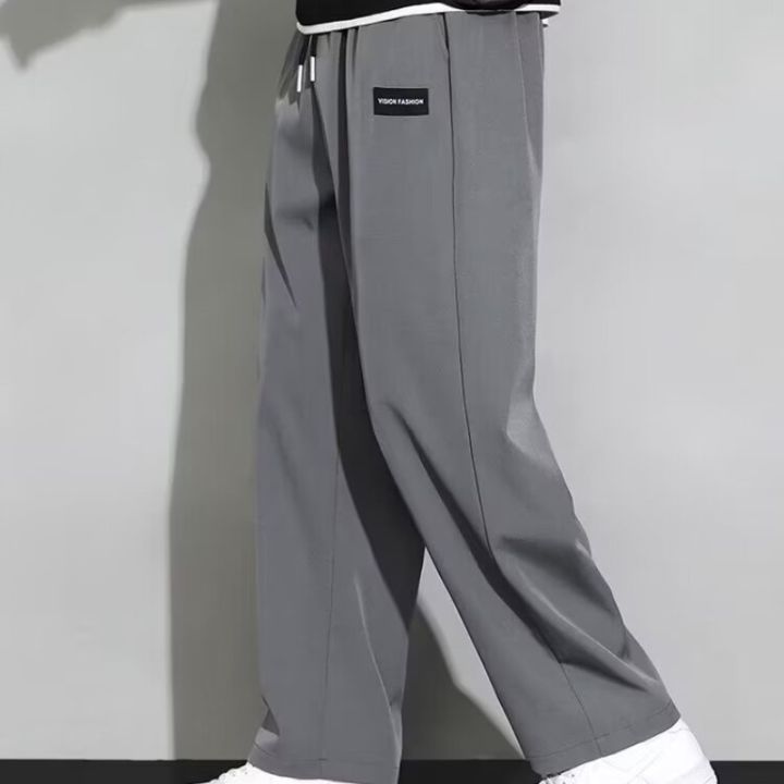 2024%20Straight%20Wide%20Leg%20Jogger%20Pants%20For%20Men's%20Summer%20Thin%20And%20Quick%20Drying%20Loose%20And%20Hanging%20Sports%20And%20Casual%20Mens%20Fashion%20-%20Image%207