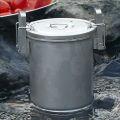 Camping Hiking Rice Cooker Outdoor Portable Picnic Cookware Stainless Steel Pot Multifunctional Travel Cooking Accessory. 
