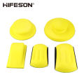 HIFESON Manual Sanding Block Hand Polishing Pad Mini Sanding Tools  Sand paper Abrasives Holder Wood Furniture Restoration. 