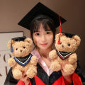 Doctor's Clothing Teddy Bear Doll Plush Toy Small Sitting Bear Doll Stuffed Animals Boys Girls Students Graduation  Kids. 