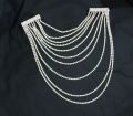 Hair rhinestone chains clips girls hairpins latest fashion accessories. 