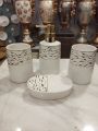 4 Pcs Ceramic Bathroom Accessories Set .. 