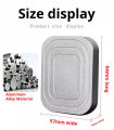 Square X100VI Shading Hood Compatible With Fujifilm X70 X100S X100T X100 X100F X100V Lens Filter Adapter Ring Metal Mount.
