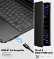 Dracool Magic Keyboard Case for iPad pro 11 and Air5/4 iPad Pro 11 4th/3rd/2nd/1st Gen) Case with Keyboard Magnetic Detachable Two-Piece Magic Style Keyboard Folio Multi-Touch Trackpad Backlit US - Black. 