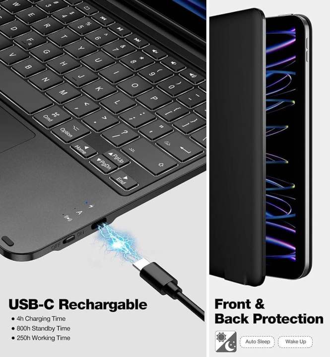 Dracool%20Magic%20Keyboard%20Case%20for%20iPad%20pro%2011%20and%20Air5/4%20iPad%20Pro%2011%204th/3rd/2nd/1st%20Gen)%20Case%20with%20Keyboard%20Magnetic%20Detachable%20Two-Piece%20Magic%20Style%20Keyboard%20Folio%20Multi-Touch%20Trackpad%20Backlit%20US%20-%20Black%20-%20Image%205