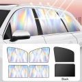 Car Sunshade, UV Protection Curtain Car Trunk Organizer Backseat Storage Bag High Capacity Multi-use Oxford Car Seat Back Organ.