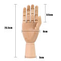 Drawing Model Movable Limbs Human Artist Models Flexible Jointed Doll 10 Inches Tall Sketch Mannequin Model Wooden Hand Model. 
