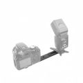 Dual Flash Bracket Hot Shoe Bracket Mount Holder for Tripod Stand Cam 27x3cm.