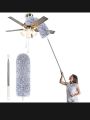Mop ,100 inch mop , Microfiber Feather Duster,Fan duster,celling , fan  cleaning brush microfiber ,Fan duster ,with long handle 100 inch pipe. 
