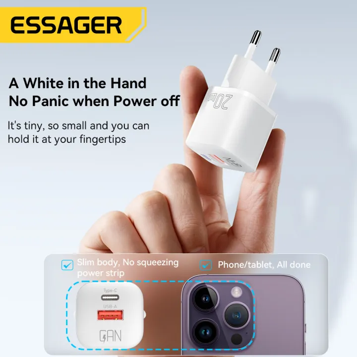 Essager%2020W%20GaN%20PD%20USB%20C%20Charger%20for%20iPhone%2015%2013%2012%2011%20Pro%20Max%20Phone%20QC%203.0%20PD%203.0%20USB%20Type%20C%20Fast%20Charging%20for%20Xiaomi%20pocoiPad%20-%20Image%203