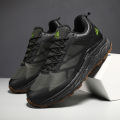 HIKEUP Men's Hiking Trail Running Shoes Breathable Hiking Sport Trail Male Comfort Trekking Running Sneakers. 