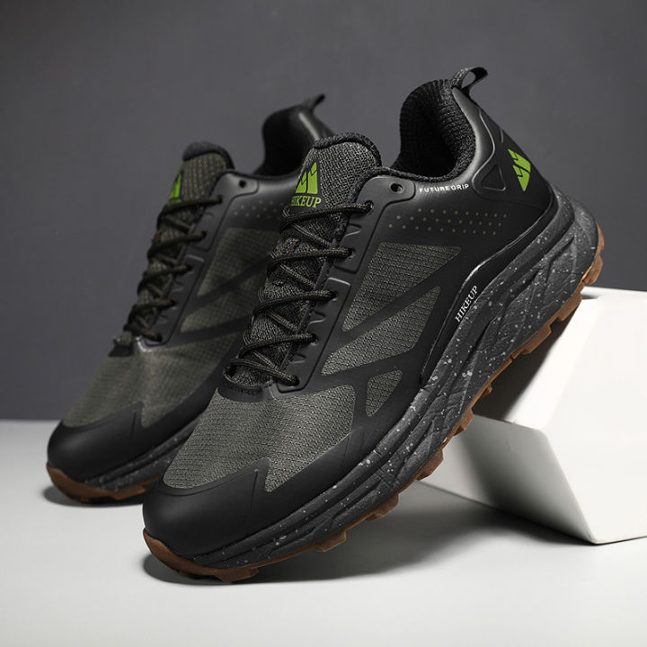HIKEUP%20Men's%20Hiking%20Trail%20Running%20Shoes%20Breathable%20Hiking%20Sport%20Trail%20Male%20Comfort%20Trekking%20Running%20Sneakers%20-%20Image%205