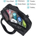 Mesh Shower Caddy Tote Bag Cosmetic Storage Bag Multifunctional Shower Bag Large Capacity Portable Toiletry Organizer.
