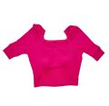 Padded Crop Top Blouse - Special Edition. 