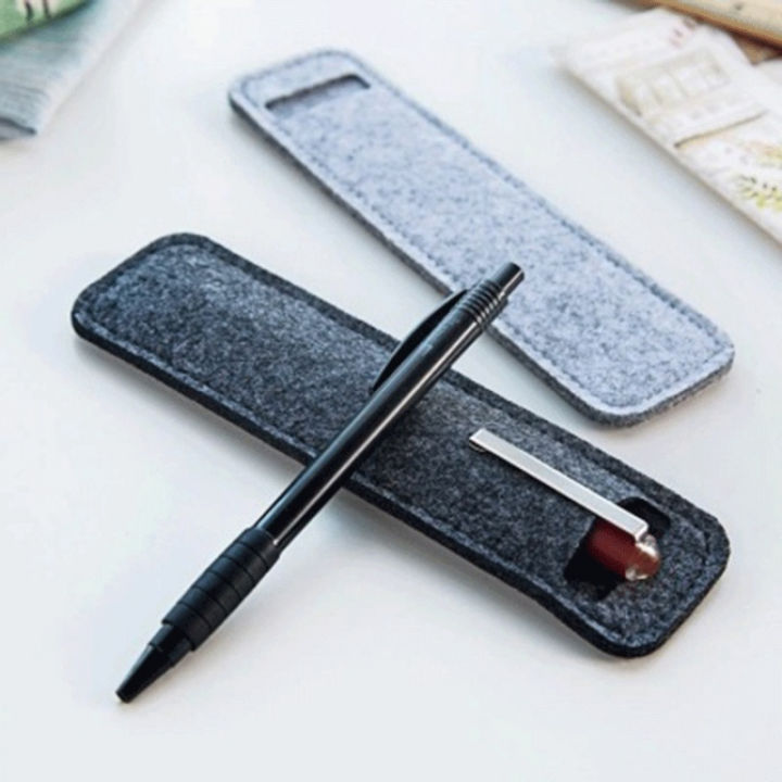 2pcs Felt Pen Bag Mini Fountain Pen Sleeve fashion Stationery Pencil Pouch Gift