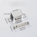 4/10/15pcs magnetic cabinet door stopper, suitable for furniture doors such as cabinets and shoe cabinets, magnetic door buckles.