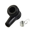 Spark Plug Cap Rubber Ignition Coil Cap Boot Cover Spring Replacment For 5mm HT Chainsaw Mower Blower Strimmer Parts Garden Tool. 