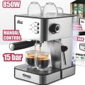 Espresso Coffee Maker Steel Body. High quality D S P BRAND. 