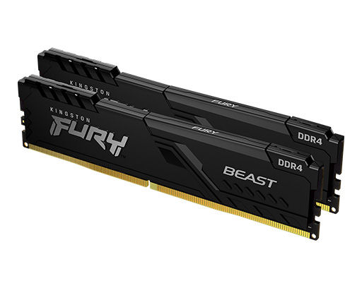 Kingston HyperX Fury Beast DDR4 RAM 3600Mhz 16GB (8GB x2) Gaming Memory Kits