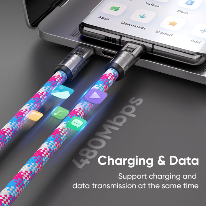 PD240W%20Phone%20Lanyard%20Charge%20Cable%202%20in%201%20USB-C%20to%20USB-C%20Super%20Fast%20Charge%20Data%20Cable%20Zinc%20Alloy%20Head%20Lanyard%20Fast%20Charging%20Cable%20-%20Image%204