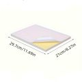 50pcs A4 glossy self-adhesive label paper printable, inkjet printer and laser printer, bright white, quick-drying, suitable for. 