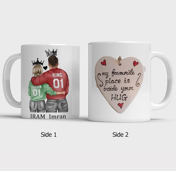 King%20Queen%20mug%20set-Red%20Blue%20couple%20shirts-Personalized%20royal%20apparel-Husband%20wife%20clothing%20customization-Custom%20matching%20mug%20design-King%20Queen%20merchandise%20collection-Red%20Blue%20attire%20for%20couples-Unique%20royal%20mug%20customization-Custom%20husband%20wife%20fashion-Ki%20-%20Image%202