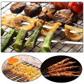 5-20Pcs Stainless Steel Barbecue Skewer Reusable BBQ Kebab Skewers  for Outdoor Camping Picnic Tools Cooking Tools. 