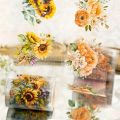 PET Washi Tape Flower Garden Series Decorative Tape Set DIY Sticker for Plant and Flower Lovers Diary DIY Material Collage Tape. 