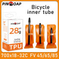 PINMOAP 1/5/10/20PCS Road Bicycle Inner Tube TPU Ultra Light 700x18/32c Inner Tube Method Air Nozzle Riding Accessories Essentia. 