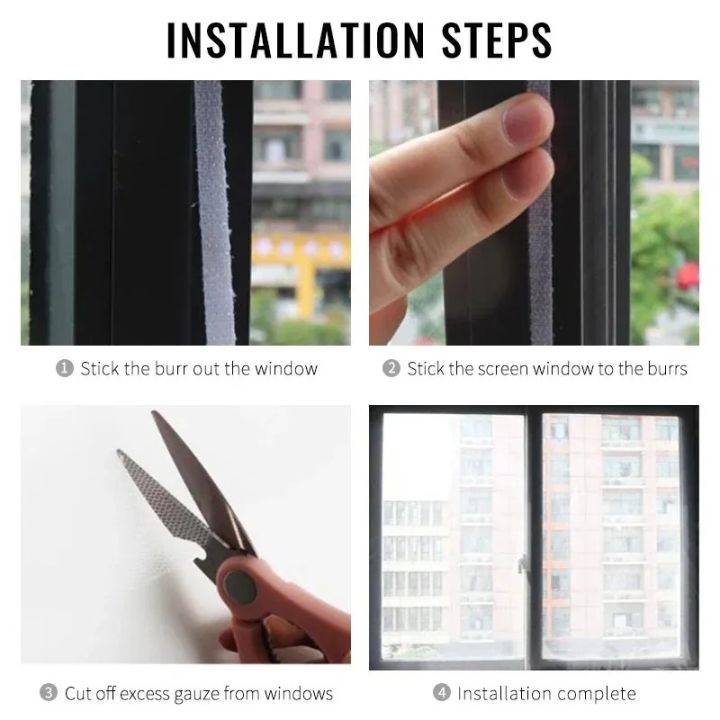 Summer%20Self-adhesive%20Thickened%20Mosquito%20Proof%20Window%20Screen%20Mesh%20Easy%20DIY%20with%20Velcro%20Polyester%20Household%20Indoor%20Protective%20Net%20-%20Image%204