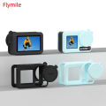 Silicone Protective Cover for Action 5 Pro/Action 4/3 Camera Accessories Full Protector Case with Lanyard Scratch-proof Cap.